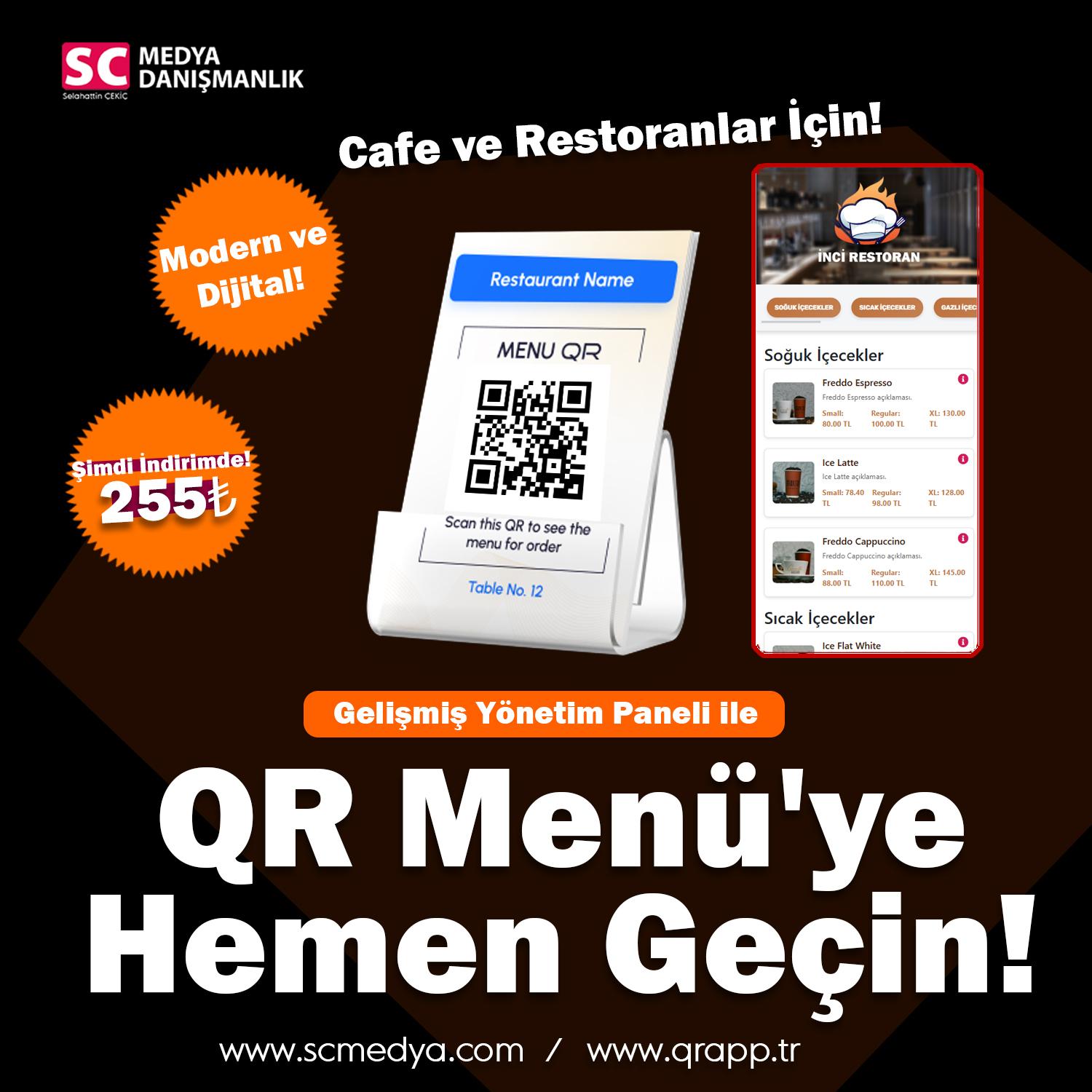 QR Menu / Advanced In-Restaurant QR Menu System for Cafes and Restaurants