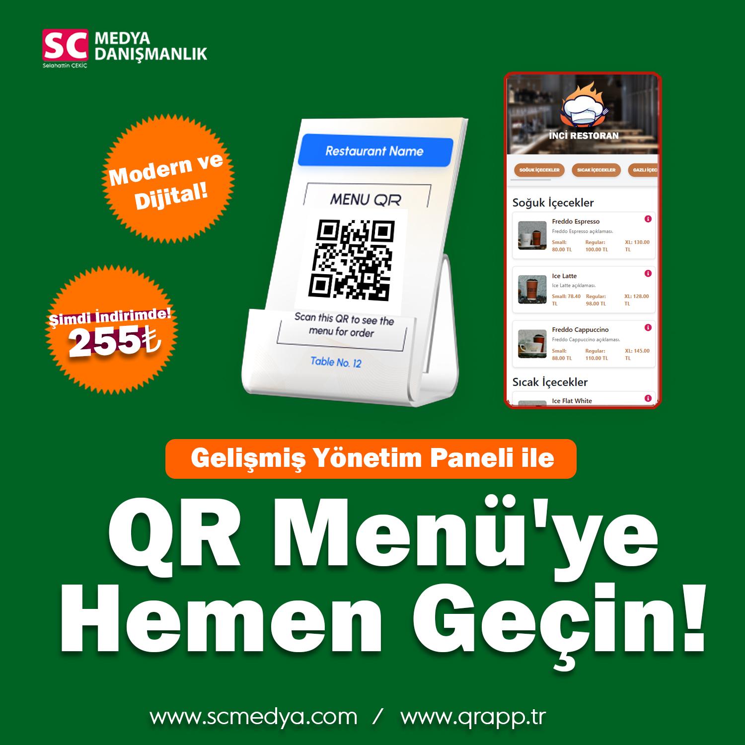 QR Menu / Advanced In-Restaurant QR Menu System for Cafes and Restaurants
