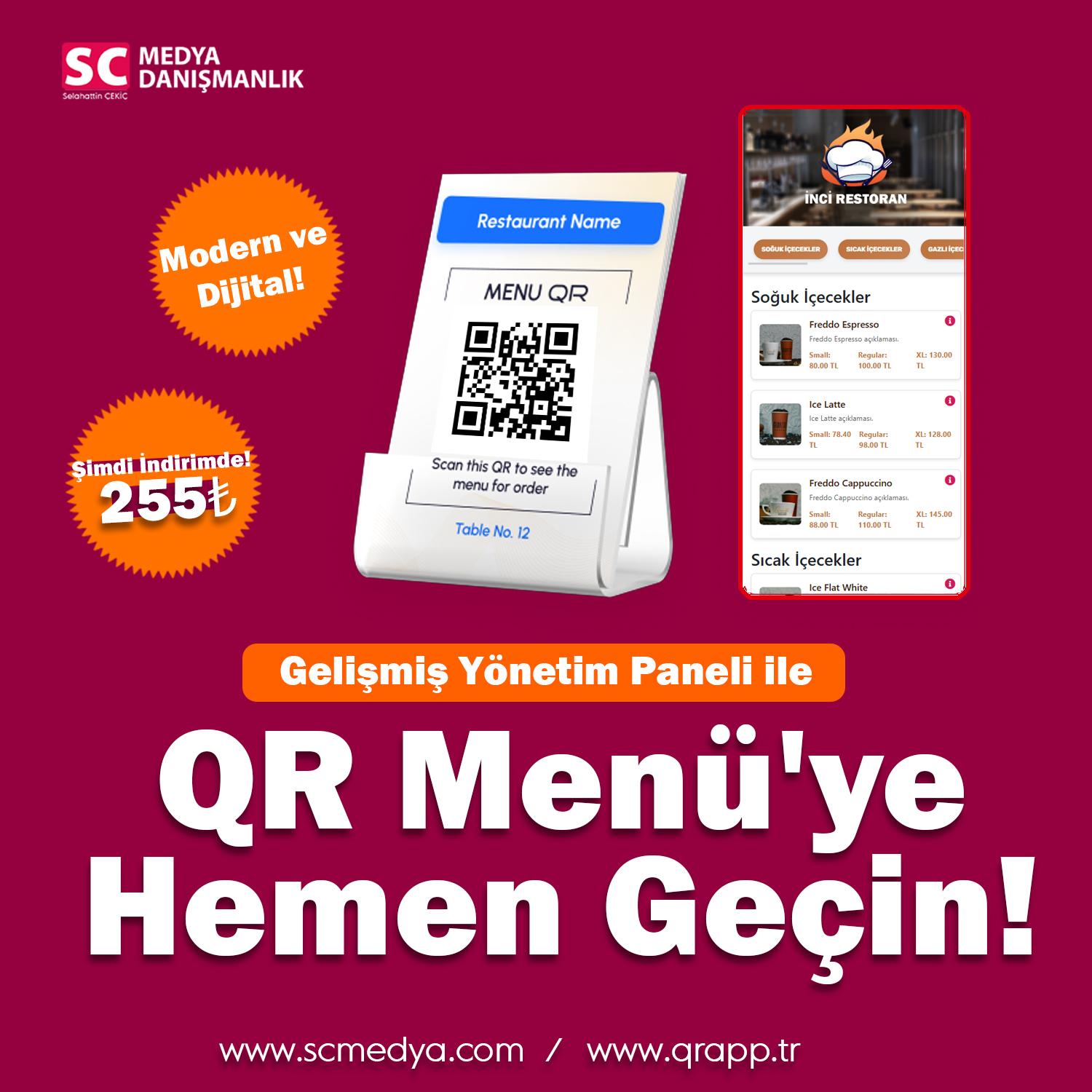 QR Menu / Advanced In-Restaurant QR Menu System for Cafes and Restaurants
